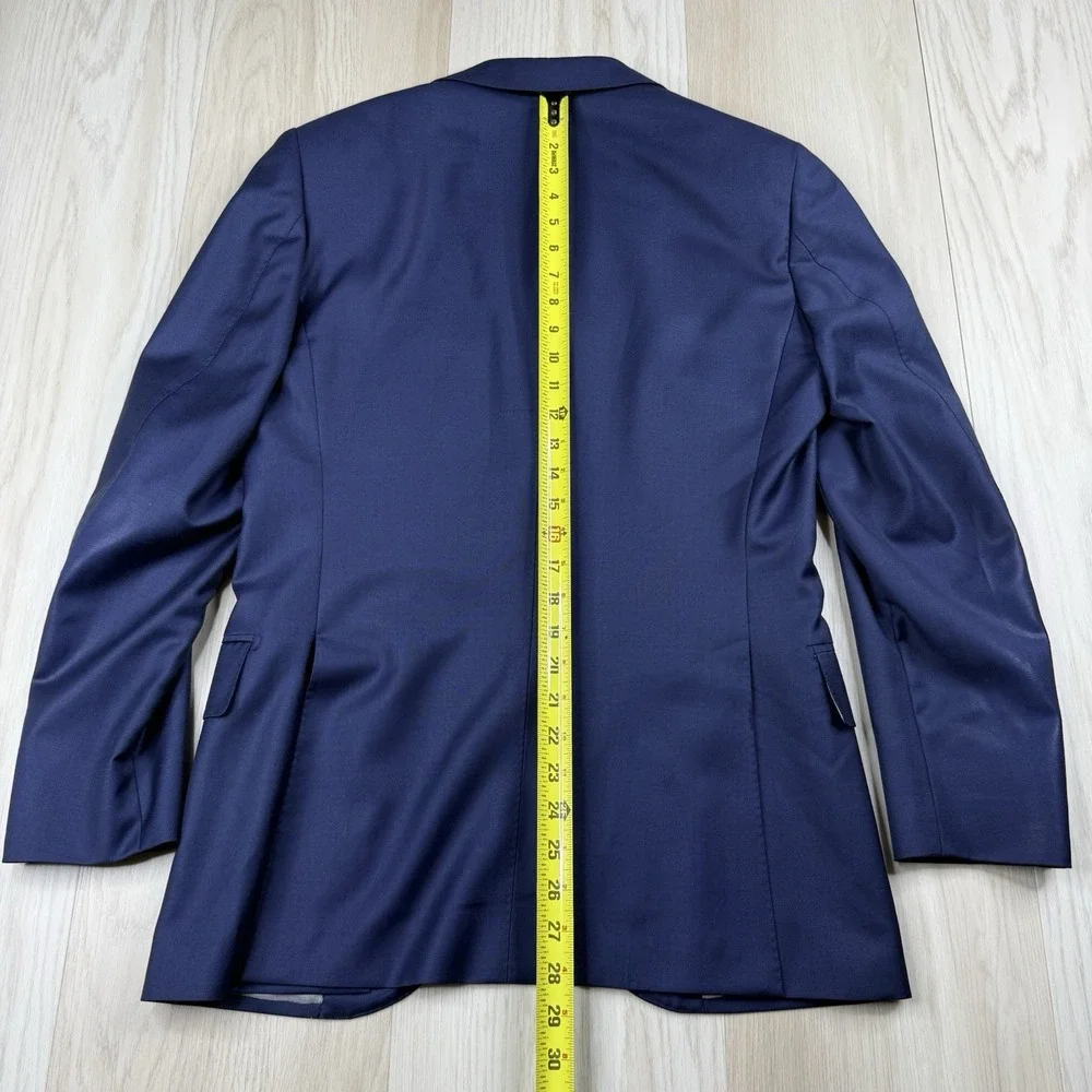 Suitsupply JABAO 2 Button Suit Blue Wool Vitale Barberis Canonico Mens Size 36R